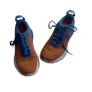 Hoka One One Blue Mandarin Red Pro Fly Running Shoes Size 8